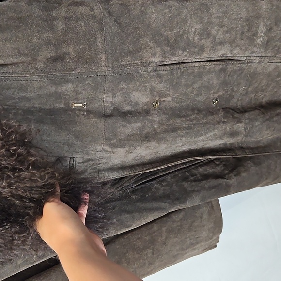 Vintage Marvin Richards Brown Suede Leather Jacket - Picture 8 of 12